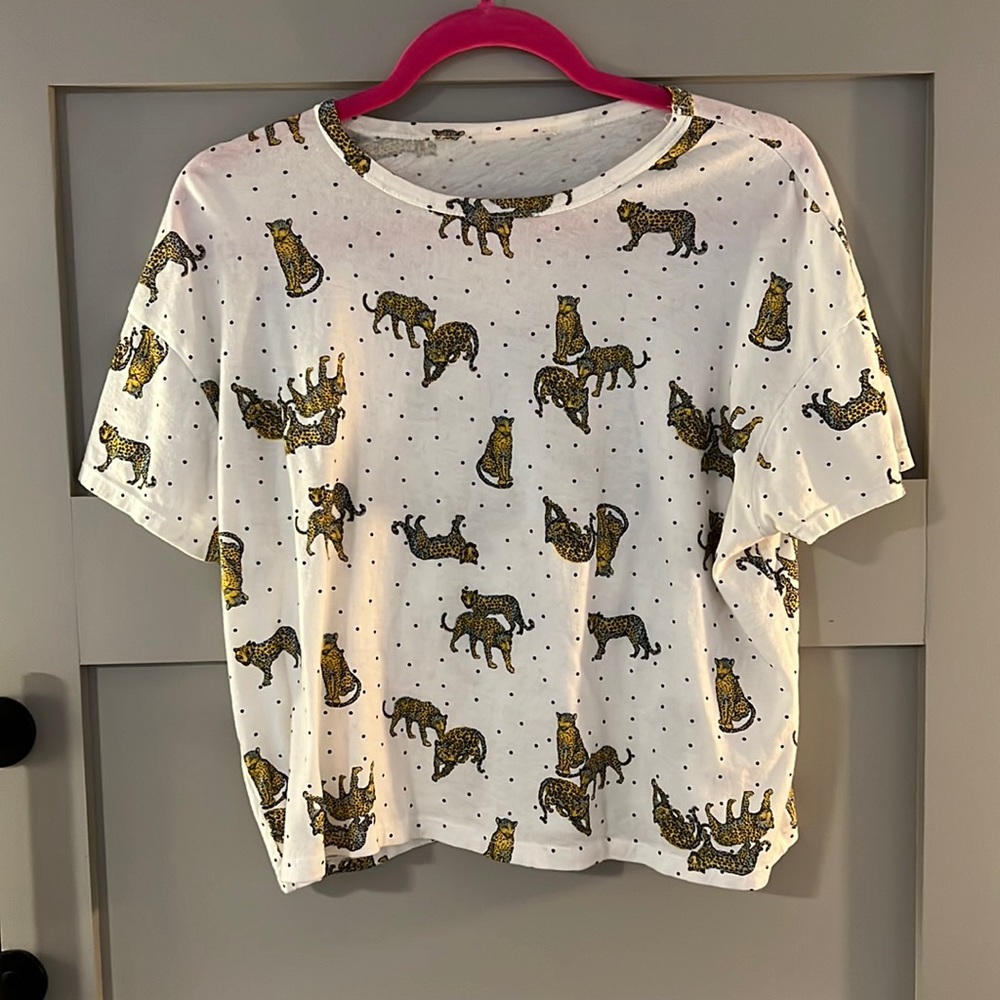 Zara Leopard Tee